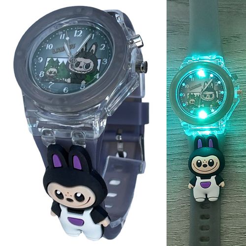 zegarek LABUBU ledowy ŚWIECĄCY dziecięcy młodzieżowy modny wskazówkowy na Arena.pl