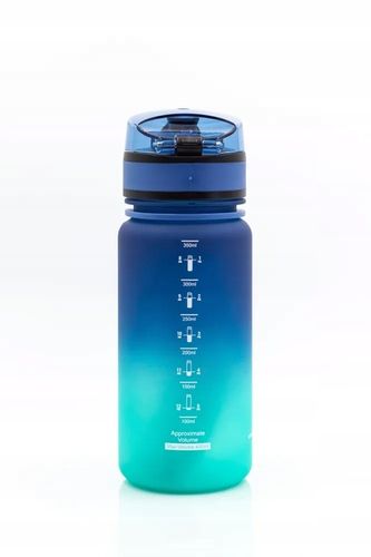 BUTELKA BIDON NA WODĘ DLA DZIECI 350ml Tritan niebiesko-turkusowy na Arena.pl