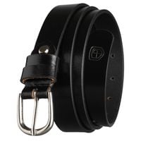 czarny pasek damski ze skóry naturalnej z - peterson 115