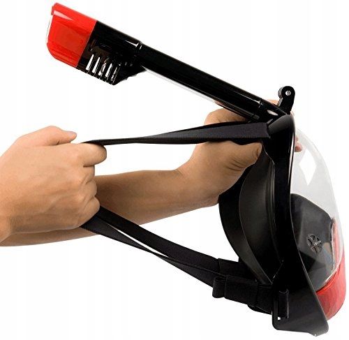 Maska do nurkowania Okulary od snurkowania Pełnotwarzowa z rurką fajką Pro2 na Arena.pl