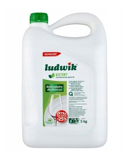 LUDWIK Płyn do mycia naczyń miętowy 5 kg na Arena.pl