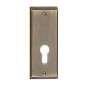 SZYLD GÓRNY KWADRATOWY KLAMKA ZEUS/MAJA NA WKŁADKĘ PATYNA