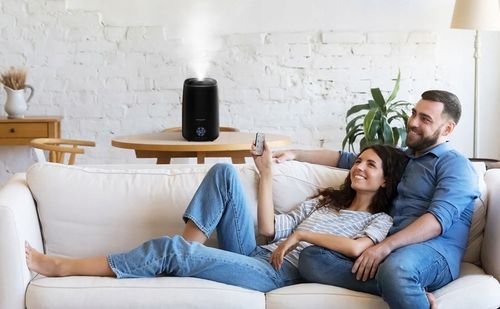 NAWILŻACZ POWIETRZA LAMPKA NOCNA AUTOMATYCZNY JONIZATOR DYFUZOR + na Arena.pl