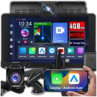 RADIO STACJA MULTIMEDIALNA WIDEOREJESTRATOR CARPLAY ANDROID DVR AUX KAMERA