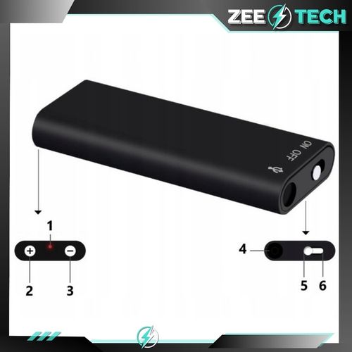 MINI PODSŁUCH SZPIEGOWSKI PLUSKWA MAŁY DYKTAFON 16 GB DETEKCJA GŁOS 2 na Arena.pl
