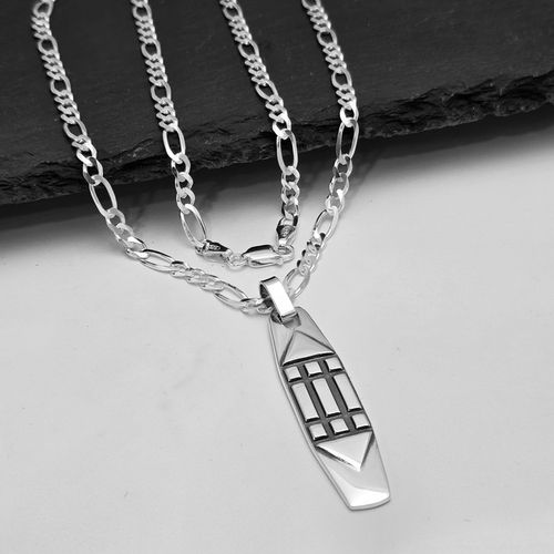 Zawieszka Srebrna pr. 925 Wisiorek SYMBOL ATLANTÓW Srebro Oksydowane na Arena.pl