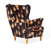 Fotel uszak ARI PRINT skandynawski Family Meble lampki decor design