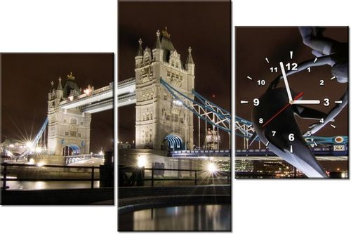 60CM 90 ZEGAR 3 ELEM FONTANNA TOWER BRIDGE ŚCIENNY na Arena.pl