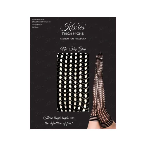 kix'ies mimi b czarne pończochy rybackie z antypoślizgową taśmą na Arena.pl