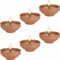 bispol - znicz ceramiczny otwarty c003 - 6 szt.