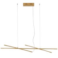 Nowoczesna lampa wisząca BELL LE42729 LED 30W 3000K salonowa nad stół złota