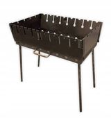 MANGAL GRILL WALIZKA WĘGLOWY SKŁADANY METAL 2 MM