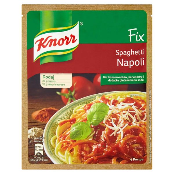 Knorr Fix Spaghetti Napoli 45 g zdjęcie 1