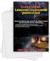 Ulotki A5 reklamowe firmowe 5000szt dużo wzorów LASEROWE CZYSZCZENIE