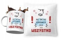 Zestaw Dla Olgi Poduszka + Kubek Na Prezent Z Nadrukiem Ze Zdjęciem