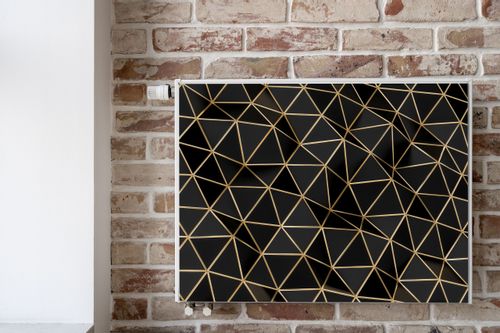 MAGNETYCZNA Mata Na Kaloryfer Trójkąty Abstrakcja Efekt 3D 90cm x 60cm na Arena.pl