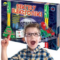 SEKRETY ELEKTRONIKI DUŻY ZESTAW EDUKACYJNY 180 EKSPERYMENTÓW DOŚWIADCZEŃ 6+
