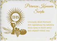 Opłatek na Tort Pierwsza Komunia Święta Komunijny Biblia Hostia Format A4