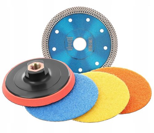 ZESTAW TARCZ DIAMENTOWYCH DO CIĘCIA I SZLIFOWANIA GRESU SPIEKU na Arena.pl