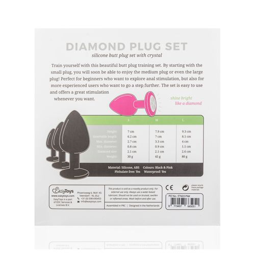 plug diamond plug set pink na Arena.pl