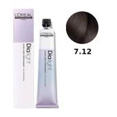 Loreal Dia Light farba do włosów farbowanych i uwrażliwionych, koloryzacja kwasowa ton w ton, bez amoniaku, 50ml 7.12 blond popielato-opalizujący