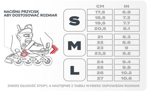 ROLKI REGULOWANE DLA DZIECI I MŁODZIEŻY REKREACYJNE ROX M 34-37 ABEC7 na Arena.pl