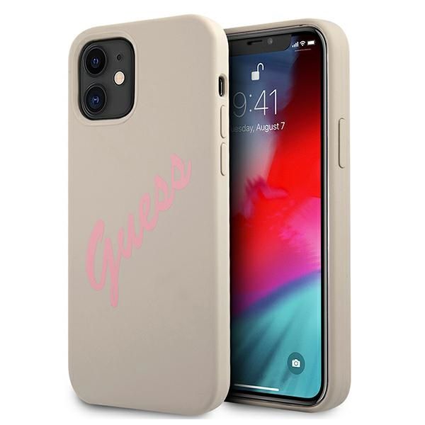 Etui Guess do iPhone 12 mini, Różowy zdjęcie 1