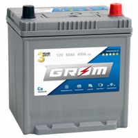 Akumulator GROM Premium 50Ah 450A EN Japan Prawy Plus DTR