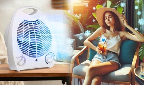 WENTYLATOR TERMOWENTYLATOR GRZEJNIK ELEKTRYCZNY FARELKA GRZEJE CHŁODZI na Arena.pl