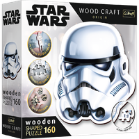 TREFL 20188 Puzzle drewniane Star Wars 160 Hełm Szturmowca