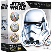 TREFL 20188 Puzzle drewniane Star Wars 160 Hełm Szturmowca