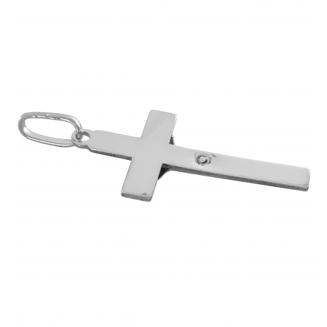 SREBRNY KRZYŻYK Z JEZUSEM DIAMENTOWANY PRÓBA SREBRA 925 GRAWER GRATIS! na Arena.pl