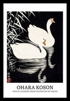 Plakat 20x30cm Design Geese, Koson Vintage do Salonu
