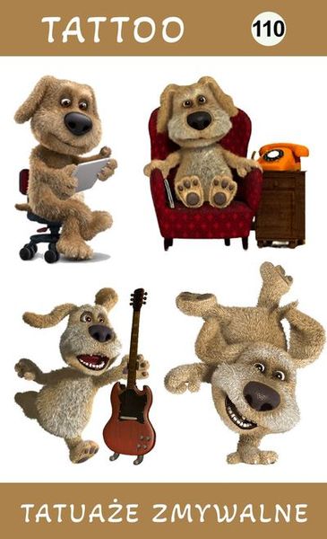 Tatuaże zmywalne Gromit zdjęcie 1