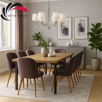 Krzesło Tapicerowane Premium KL-2 Chłodny Fioletowy Piano 18