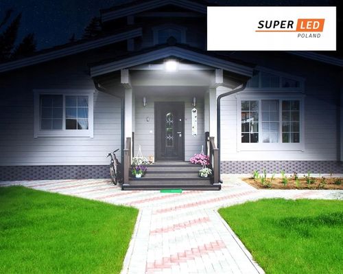 Halogen Naświetlacz LED 30W 3300 lm IP65 czujnik ruchu SUPER MOCNY na Arena.pl