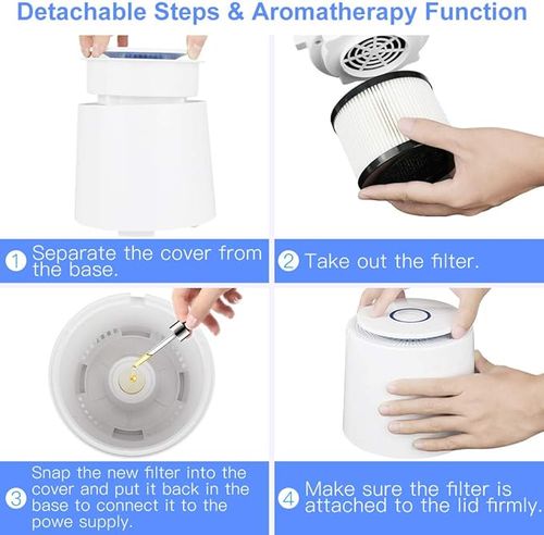 Mini oczyszczacz powietrza na biurko usb na Arena.pl