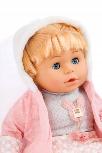 Lalka Bobas Interaktywna Miękka Jak Żywa Duża 42cm Śpiewa Mówi Dziewczynka na Arena.pl