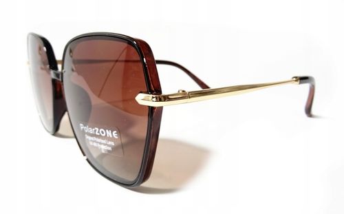 OKULARY PolarZONE MARKOWE DAMSKIE POLARYZACYJNE PRZECIWSŁONECZNE ETUI na Arena.pl