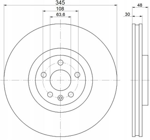 TARCZA HAM PRZOD 345X30 V MIKODA na Arena.pl