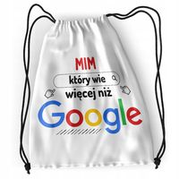 Plecak Dla Mima Sportowy Szkolny Worek Torba Z Nadrukiem Ze Zdjęciem