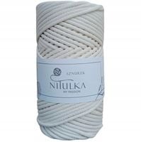 Sznurek bawełniany pleciony 5mm 100m - ECRU