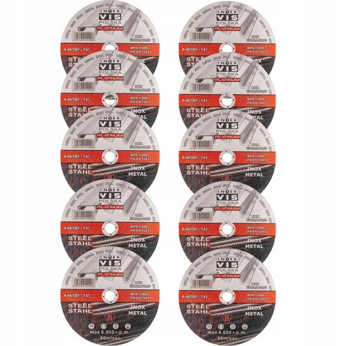 TARCZA DO CIĘCIA METALU 230x2 INOX MOCNE 10 szt na Arena.pl