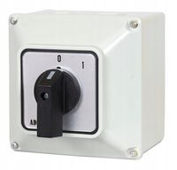 ŁĄCZNIK KRZYWKOWY 63A 0-1 3F W OBUDOWIE IP65