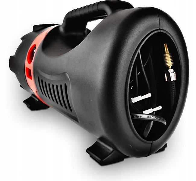 KOMPRESOR SAMOCHODOWY 12V + 230V SPRĘŻARKA DO KÓŁ zdjęcie 2