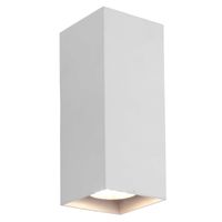 Kinkiet LAMPA ścienna PESARO LP-2115/2W Light Prestige metalowa OPRAWA prostokątna biała