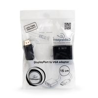 2 x Adapter kabel GEMBIRD Displayport 1.1a na VGA 15cm