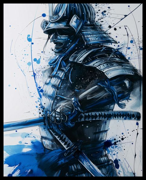 Plakat 40x50cm Samuraj w Błękicie zdjęcie 2