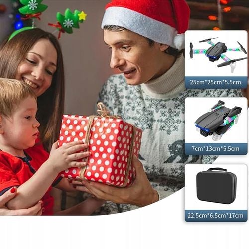 DRON Z PODWÓJNE KAMERY E99D DLA DZIECI TRANSMISJA WIFI +2 BATERIE ZESTAW na Arena.pl