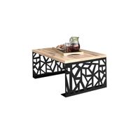 Stolik kawowy ława Max Bronks Dąb 100 ażurowe nogi DA-0019